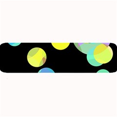 Yellow Circles Large Bar Mats