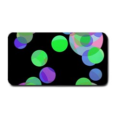 Green Decorative Circles Medium Bar Mats by Valentinaart