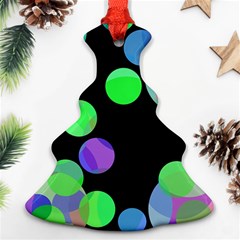 Green Decorative Circles Ornament (christmas Tree)