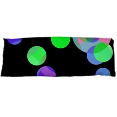 Green Decorative Circles Body Pillow Case Dakimakura (two Sides)