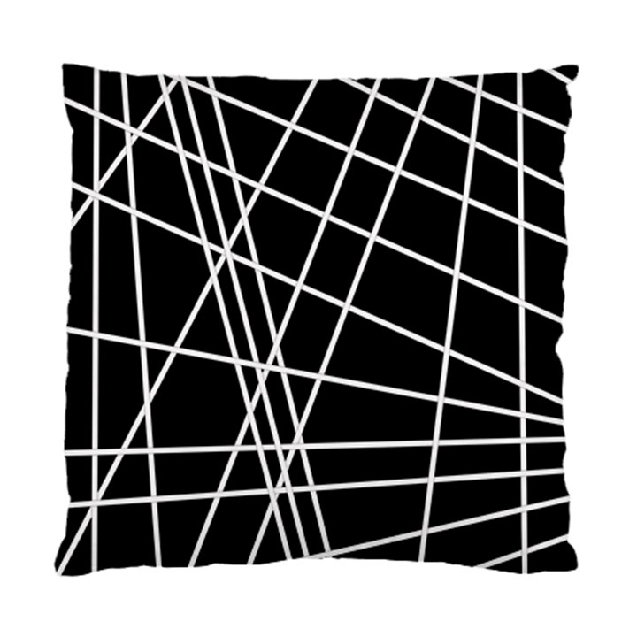 Black and white simple design Standard Cushion Case (Two Sides)