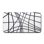 Black and white decorative lines Medium Bar Mats 16 x8.5  Bar Mat