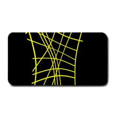 Yellow Abstraction Medium Bar Mats