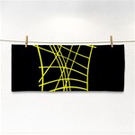 Yellow abstraction Hand Towel Front