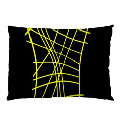 Yellow Abstraction Pillow Case