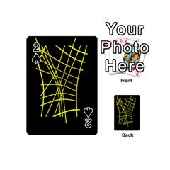 Yellow Abstraction Playing Cards 54 (mini) 