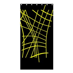 Yellow Abstraction Shower Curtain 36  X 72  (stall) 