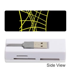 Yellow Abstraction Memory Card Reader (stick)  by Valentinaart