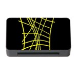 Yellow abstraction Memory Card Reader with CF Front