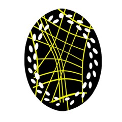 Yellow Abstraction Ornament (oval Filigree) 