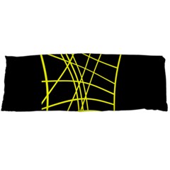 Yellow Abstraction Body Pillow Case (dakimakura)