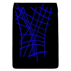 Neon blue abstraction Flap Covers (S) 