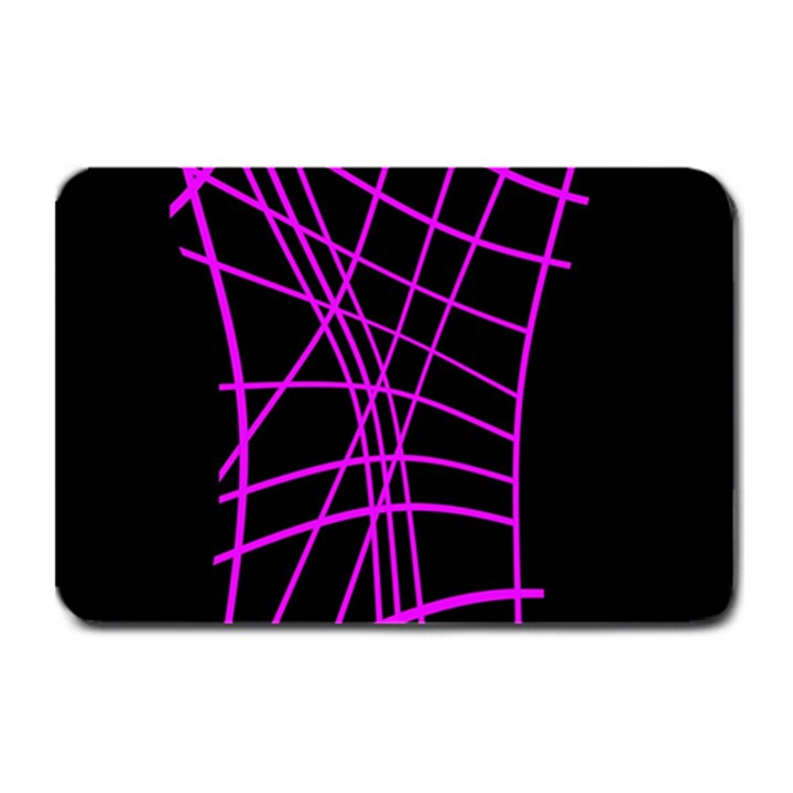 Neon purple abstraction Plate Mats