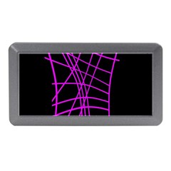 Neon Purple Abstraction Memory Card Reader (mini)