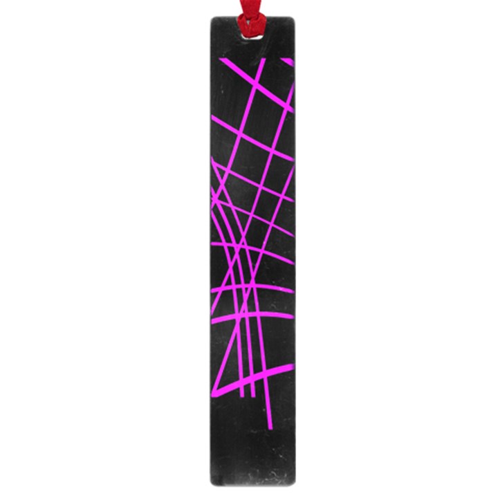 Neon purple abstraction Large Book Marks