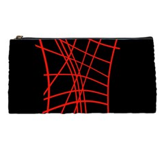 Neon red abstraction Pencil Cases