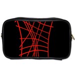 Neon red abstraction Toiletries Bags 2-Side Front