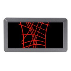 Neon red abstraction Memory Card Reader (Mini)