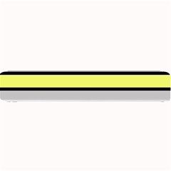 Yellow And Gray Lines Small Bar Mats