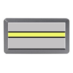 Yellow And Gray Lines Memory Card Reader (mini)