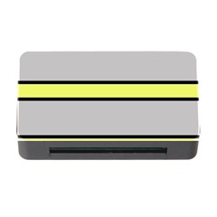 Yellow And Gray Lines Memory Card Reader With Cf