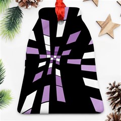 Purple Abstraction Ornament (bell) 