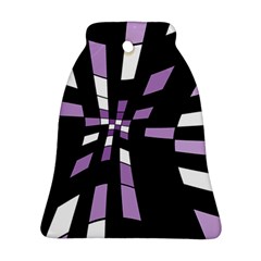 Purple Abstraction Bell Ornament (2 Sides)