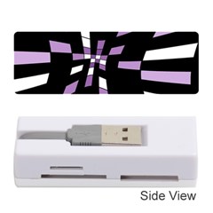 Purple Abstraction Memory Card Reader (stick)  by Valentinaart