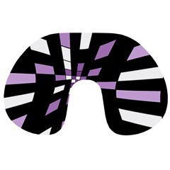 Purple Abstraction Travel Neck Pillows