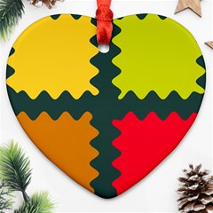 4 Shapes                                                                                 			ornament (heart) by LalyLauraFLM