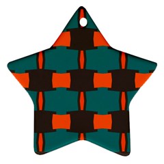 3 Colors Shapes Pattern                                                                                  			ornament (star) by LalyLauraFLM