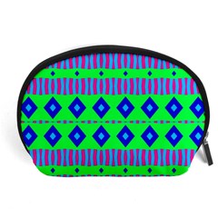 Rhombus And Stripes                                                                                   Accessory Pouch by LalyLauraFLM