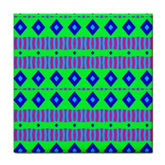 Rhombus And Stripes                                                                                   			tile Coaster by LalyLauraFLM