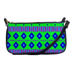 Rhombus And Stripes                                                                                   			shoulder Clutch Bag by LalyLauraFLM