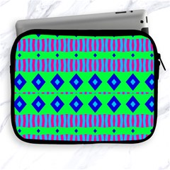 Rhombus And Stripes                                                                                   			apple Ipad 2/3/4 Zipper Case by LalyLauraFLM