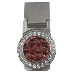 Red Grey 3d Design                                                                                    			money Clip (cz) by LalyLauraFLM