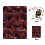 Red grey 3d design                                                                                    			Playing Cards Single Design Back