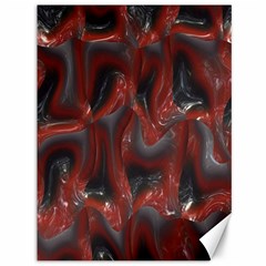 Red Grey 3d Design                                                                                    			canvas 36  X 48  by LalyLauraFLM