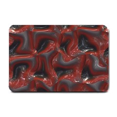 Red Grey 3d Design                                                                                    			small Doormat by LalyLauraFLM