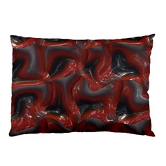 Red Grey 3d Design                                                                                    			pillow Case