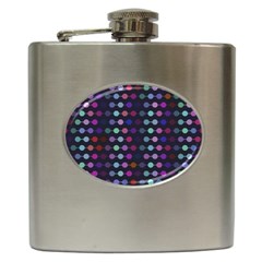 Connected Dots                                                                                     			hip Flask (6 Oz) by LalyLauraFLM