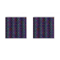 Connected Dots                                                                                     			cufflinks (square) by LalyLauraFLM