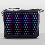 Connected dots                                                                                     			Messenger Bag Front