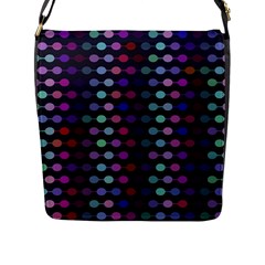 Connected Dots                                                                                     			flap Closure Messenger Bag (l) by LalyLauraFLM