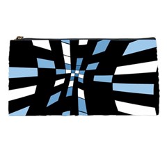 Blue Abstraction Pencil Cases by Valentinaart