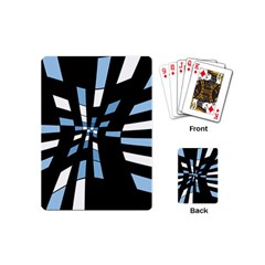 Blue Abstraction Playing Cards (mini)  by Valentinaart