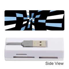 Blue Abstraction Memory Card Reader (stick) 