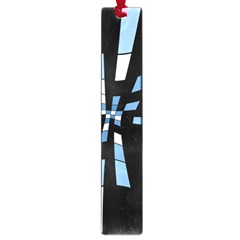 Blue Abstraction Large Book Marks by Valentinaart