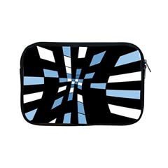 Blue Abstraction Apple Ipad Mini Zipper Cases by Valentinaart