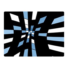 Blue Abstraction Double Sided Flano Blanket (mini) 